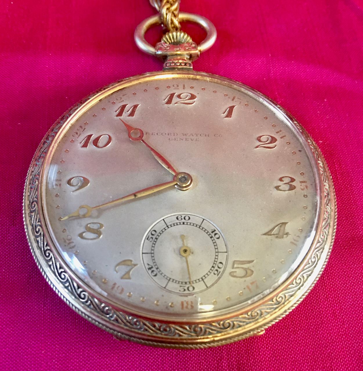 Gold filled pocket watch