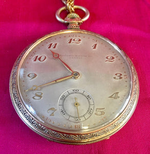 Gold filled pocket watch