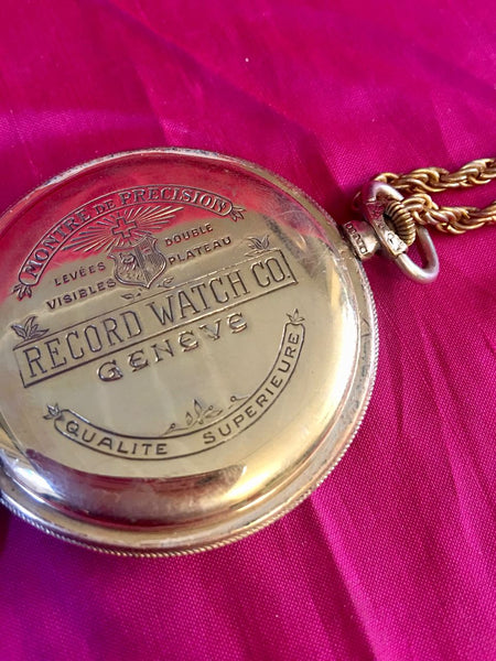 Gold filled pocket watch