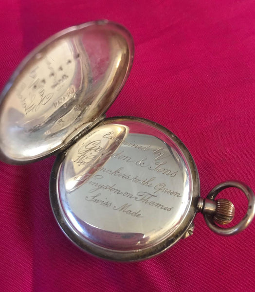 miniature Half hunter pocket watch