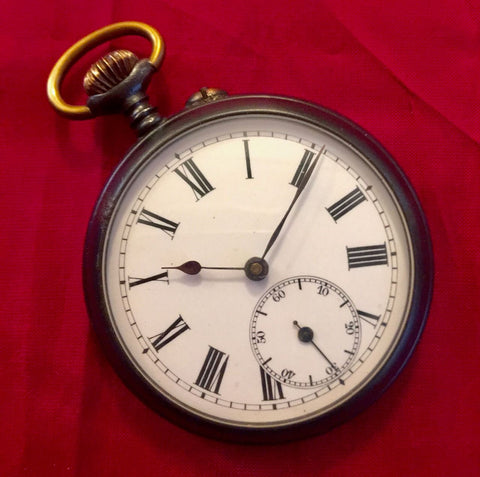 Gunmetal Pocket Watch