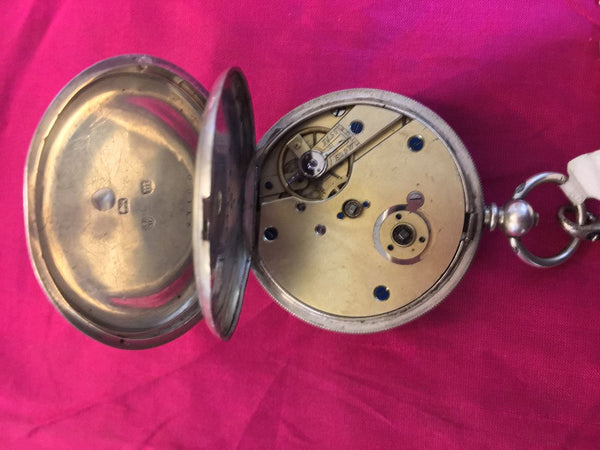 Silver Swiss Pocket Watch