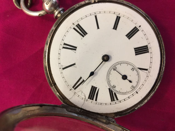 Silver Swiss Pocket Watch