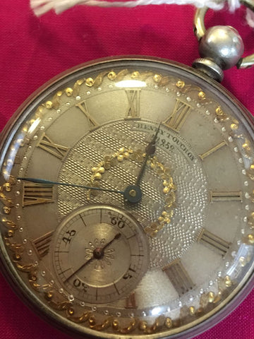 Henry Touchon Silver Pocket Watch