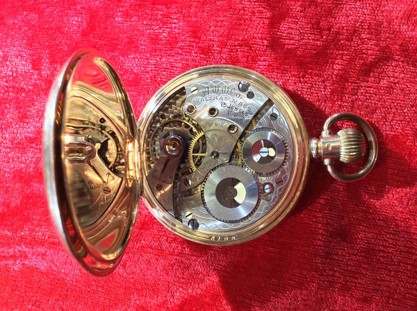 Full hunter Waltham Pocket Watch