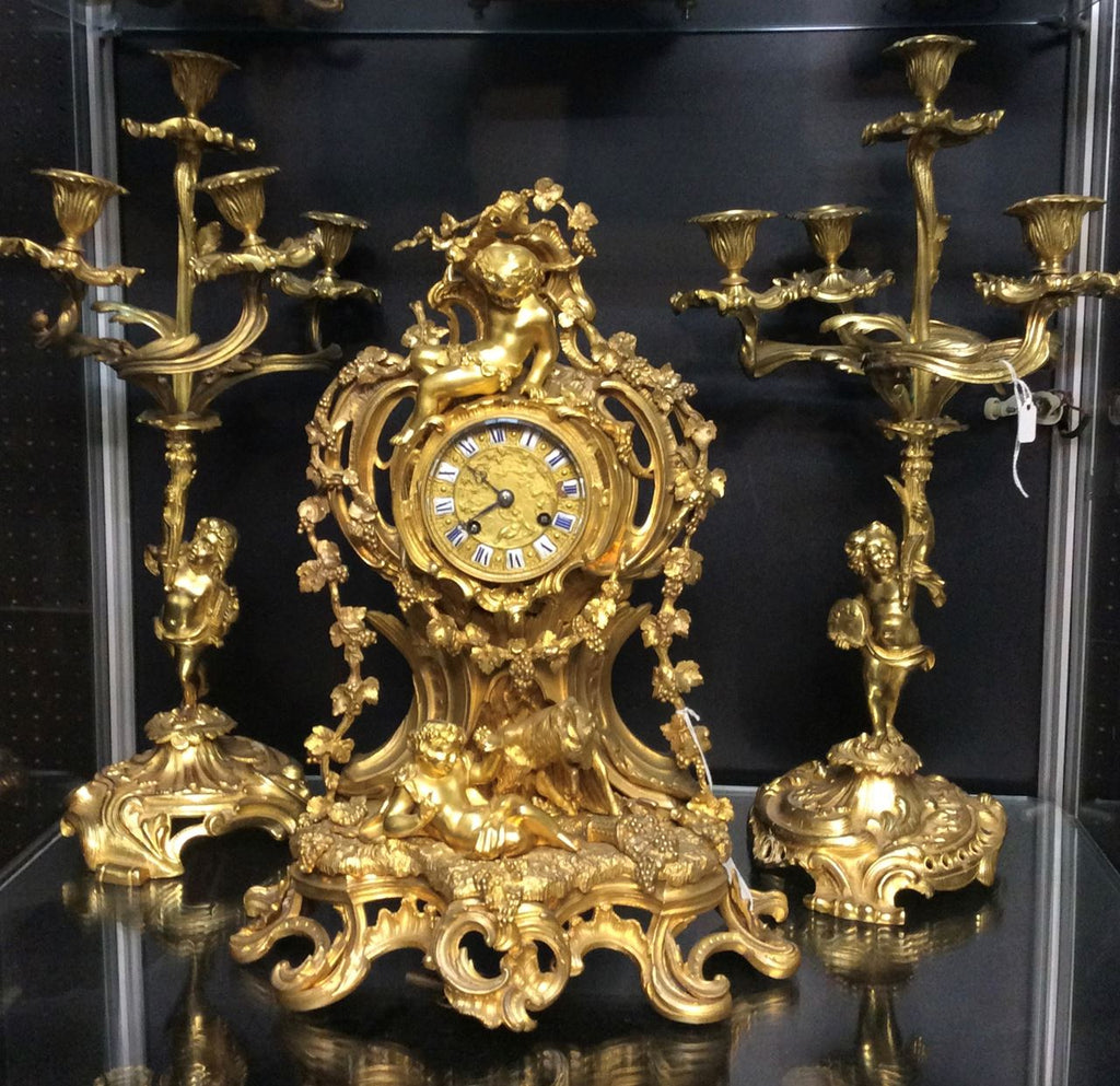 3 Piece Clock Set – PortobelloAntiqueClocks