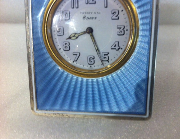 Tiffany & Co Enamel Clock