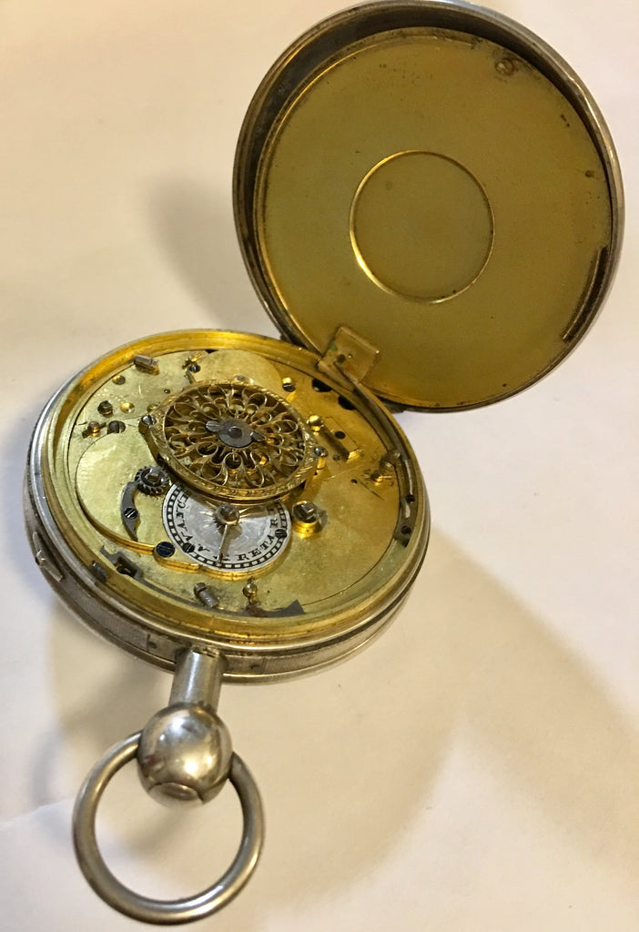 Lot - 14K Quarter Repeater Chronograph Pocket Watch