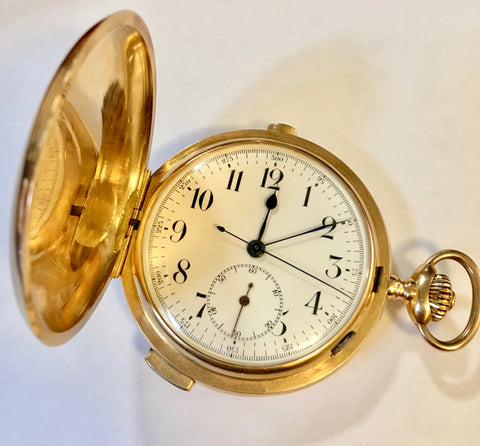 18kt Gold Minute Repeating Pocket Watch