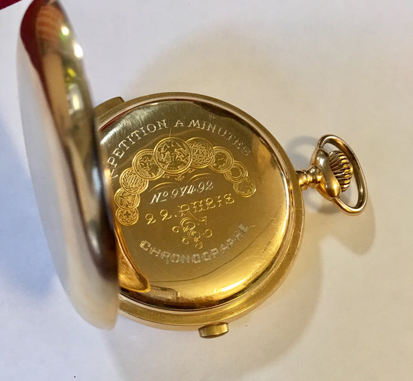 18kt Gold Minute Repeating Pocket Watch