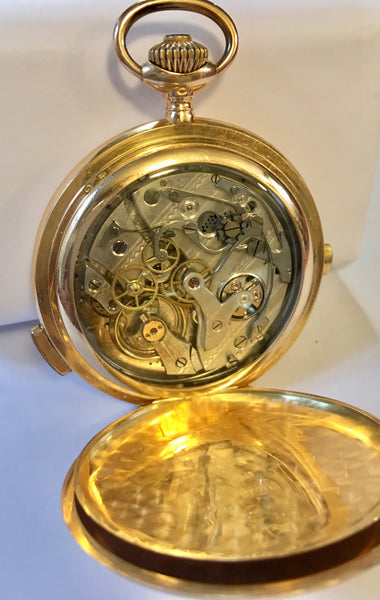 18kt Gold Minute Repeating Pocket Watch