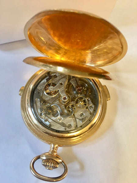 18kt Gold Minute Repeating Pocket Watch