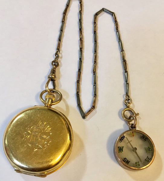 18kt Small Half Hunter Pocket Watch